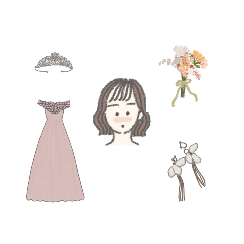 ウェディング診断のイラスト